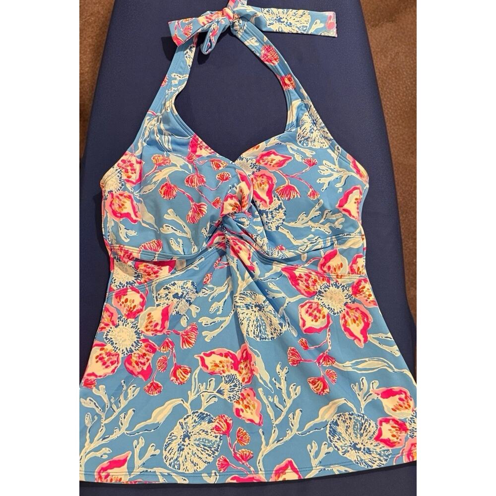 NWT Lilly Pulitzer Coen Tankini Top Bahamian Rhapsody SZ 6 - Picture 10 of 14